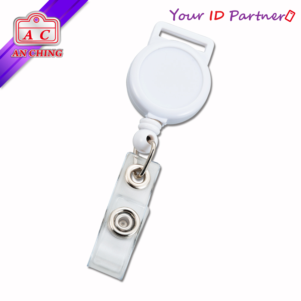 AC912-L1S 15mm Lanyard Badge Reel